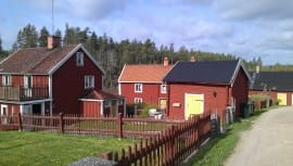 Foto på byn Visböle som ligger strax utanför Hultsfred