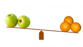 äpplen och apelsiner